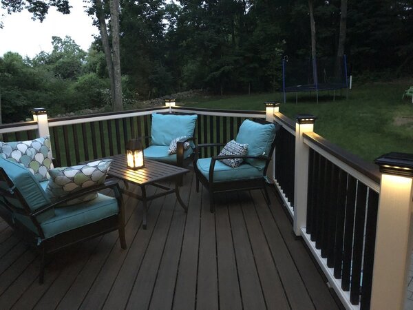 2pk Solar Dock Post Lights
